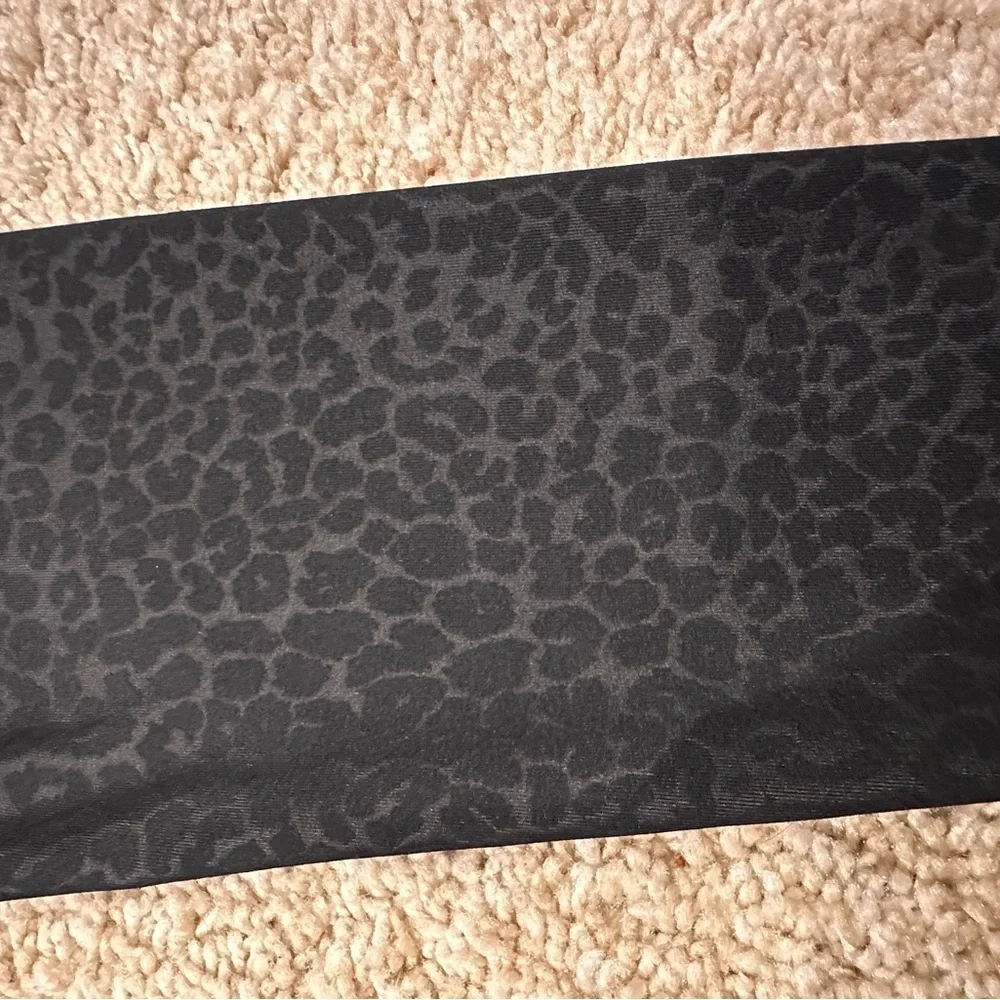 Designer Chic Black Leopard Patterned Kids Leggings- Dori Creations